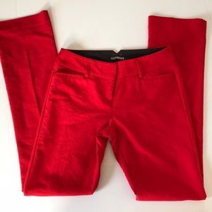 Express columnist size 0R dress pants. Red.